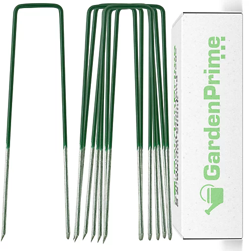 GardenPrime Half Green Artificial Grass Pegs (L)150mm (W)25mm - 100 Pack 5 GardenPrime Half Green Artificial Grass Pegs (L)150mm (W)25mm - 100 Pack - Image 3