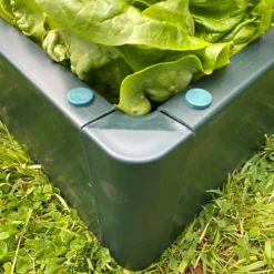 GardenSkill Square Raised Bed Garden Planter Kit For Fruit Vegetables Flowers Herbs 125cmx15cm H