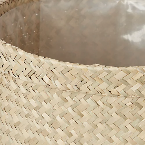 GoodHome Natural Seagrass Herringbone Circular Plant Pot (Dia)35cm 5 GoodHome Natural Seagrass Herringbone Circular Plant Pot (Dia)35cm - Image 3