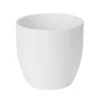 GoodHome White Ceramic Circular Plant Pot (Dia)24.3cm -Draper Tool Shop goodhome white ceramic circular plant pot dia 24 3cm3663602440857 02c bq