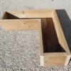 Hand Made Decking Corner Planter - 100cm X 100cm X 15cm -Draper Tool Shop hand made decking corner planter 100cm x 100cm x 15cm5065016304035 01c MP