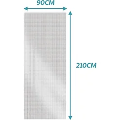 Homefront Aluminium Fly Screen Heavy Duty Chain Curtain - Protects Against Flies, Wasps & Insects -Draper Tool Shop homefront aluminium fly screen heavy duty chain curtain protects against flies wasps insects5056411328481 04c MP