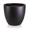 IDEALIST Contemporary Black Light Concrete Egg Garden Round Planter Large, Outdoor Plant Pot D35 H32 Cm, 31L -Draper Tool Shop idealist contemporary black light concrete egg garden round planter large outdoor plant pot d35 h32 cm 31l5000124403072 01c MP