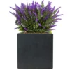 IDEALIST Flower Box Square Garden Planter, Faux Lead Dark Grey Light Concrete Outdoor Plant Pot H25 L25 W25 Cm, 16L -Draper Tool Shop idealist flower box square garden planter faux lead dark grey light concrete outdoor plant pot h25 l25 w25 cm 16l5000124401498 01c MP