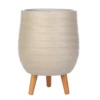IDEALIST Plaited Style Beige Egg Planter With Legs, Round Indoor Plant Pot Stand For Indoor Plants D32 H43 Cm, 22L 1 IDEALIST Plaited Style Beige Egg Planter With Legs, Round Indoor Plant Pot Stand For Indoor Plants D32 H43 Cm, 22L -Draper Tool Shop idealist plaited style beige egg planter with legs round indoor plant pot stand for indoor plants d32 h43 cm 22l5060874791454 01c MP