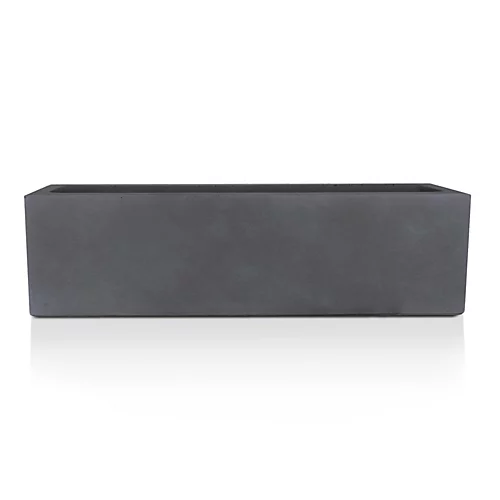 IDEALIST Window Flower Box Garden Planter, Dark Grey Light Concrete Outdoor Plant Pot L80 W17 H17.5 Cm, 24L 3 IDEALIST Window Flower Box Garden Planter, Dark Grey Light Concrete Outdoor Plant Pot L80 W17 H17.5 Cm, 24L
