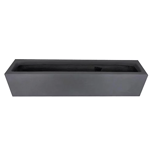 IDEALIST Window Flower Box Garden Planter, Dark Grey Light Concrete Outdoor Plant Pot L80 W17 H17.5 Cm, 24L 5 IDEALIST Window Flower Box Garden Planter, Dark Grey Light Concrete Outdoor Plant Pot L80 W17 H17.5 Cm, 24L - Image 3