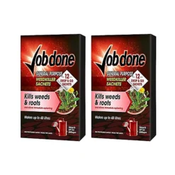 Job Done General Purpose Weedkiller 12 Drop & Go Sachet Pack Twinpack