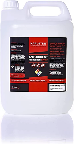 Karlsten Anti Rodent/Mice Repellent & Deterrent Peppermint Oil 5 Litre Disrupts Pheromone Trails Industrial And Home Use 3 Karlsten Anti Rodent/Mice Repellent & Deterrent Peppermint Oil 5 Litre Disrupts Pheromone Trails Industrial And Home Use