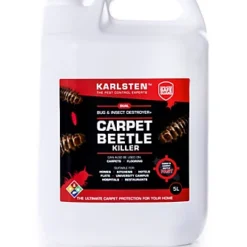 Karlsten Carpet Beetle Killer -Ultra Strong Pro Carpet Beetle Protection - For Use On Carpets 5 Litre