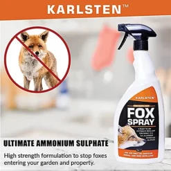 Karlsten Fox Repellent Spray Anti Fouling & Digging Strong Fox Deterrent Formula 1 Litre Garden Protection From Damage, Fouling & -Draper Tool Shop karlsten fox repellent spray anti fouling digging strong fox deterrent formula 1 litre garden protection from damage fouling 5060492791157 03c MP