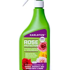 Karlsten Rose Protection 3-in-1 Defender Technology To Control Bugs, Powdery Mildew And Provide Roses With Nutrition