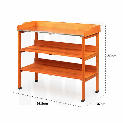 KCT Garden 3 Tier Potting Bench Table 4 KCT Garden 3 Tier Potting Bench Table - Image 2
