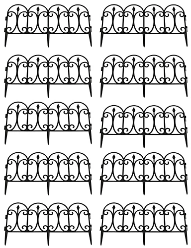 Kew Black Plastic Lawn (60.5cm X 32.5cm) - 10 Panels 4 Kew Black Plastic Lawn (60.5cm X 32.5cm) - 10 Panels - Image 2