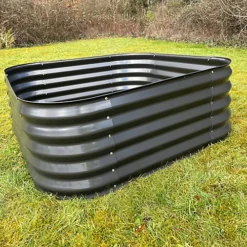 Large Metal Raised Vegetable Bed In Dark Grey (120cm) 9 Large Metal Raised Vegetable Bed In Dark Grey (120cm) -Draper Tool Shop large metal raised vegetable bed in dark grey 120cm 5060575102863 04c MP