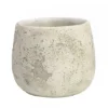 Large Rustic Cement Plant Pot. Aged Style. (H17 Cm) No Drainage Holes.