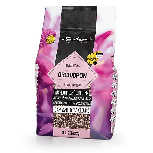 LECHUZA ORCHIDPON Orchid Potting Mix Organic Peat-Free Orchid Compost 3 Liter 3 LECHUZA ORCHIDPON Orchid Potting Mix Organic Peat-Free Orchid Compost 3 Liter