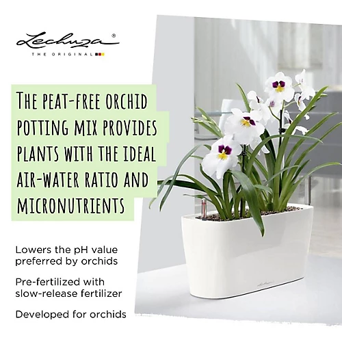 LECHUZA ORCHIDPON Orchid Potting Mix Organic Peat-Free Orchid Compost 3 Liter 4 LECHUZA ORCHIDPON Orchid Potting Mix Organic Peat-Free Orchid Compost 3 Liter - Image 2