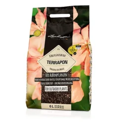 LECHUZA TERRAPON Peat-Free Soil For Outdoor Plants Organic Perlite Potting Compost For Indoor Plants 6 Liter