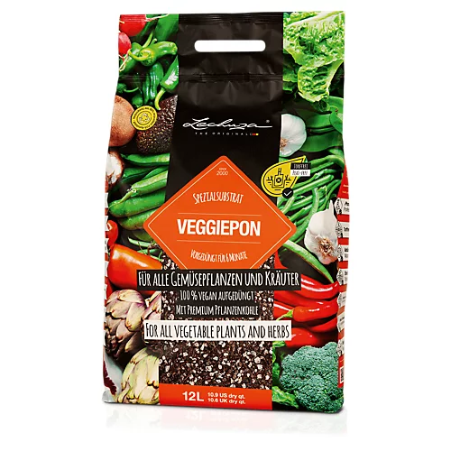LECHUZA VEGGIEPON Organic Peat-Free Potting Compost For Vegetables Growing 12 Liter 3 LECHUZA VEGGIEPON Organic Peat-Free Potting Compost For Vegetables Growing 12 Liter