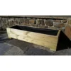 Lined Decking Garden Trough Planter 35cm Wide X 33cm High - 100cm