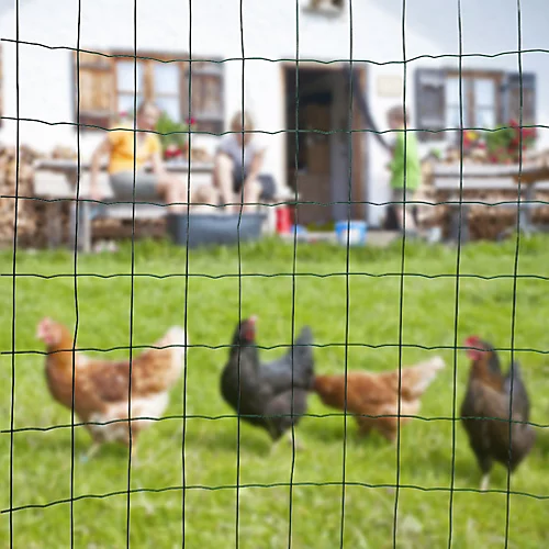 Livingandhome Dark Green PVC Coated Wire Mesh Fencing 0.9 X 20 M 4 Livingandhome Dark Green PVC Coated Wire Mesh Fencing 0.9 X 20 M - Image 2