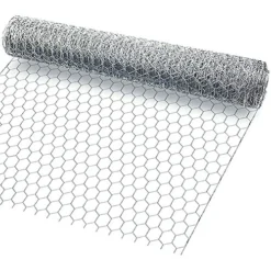 Livingandhome Galvanized Large Hexagonal Wire Mesh Fencing Aviary Net 0.9 X 6 M -Draper Tool Shop livingandhome galvanized large hexagonal wire mesh fencing aviary net 0 9 x 6 m0735940249522 02c MP
