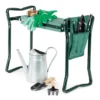 LIVIVO Foldable Portable Garden Kneeler For Gardening Multi Use - Adjustable Chair & Kneeler Comes With A Tool Bag Holder Pouch