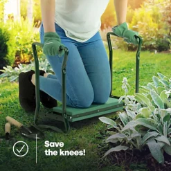 LIVIVO Foldable Portable Garden Kneeler For Gardening Multi Use - Adjustable Chair & Kneeler Comes With A Tool Bag Holder Pouch -Draper Tool Shop livivo foldable portable garden kneeler for gardening multi use adjustable chair kneeler comes with a tool bag holder pouch5060497641822 02c MP