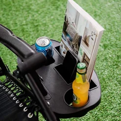 LIVIVO Gravity Chair Cup Holder - Clip On Side Recliner Cup Table, With Mobile Device, Water Cup & Snack Tray Slot -Draper Tool Shop livivo gravity chair cup holder clip on side recliner cup table with mobile device water cup snack tray slot5060497642201 03c MP