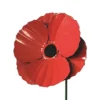 Metal Poppy Decorative Garden Stakes -Draper Tool Shop metal poppy decorative garden stakes5026886706473 01c MP