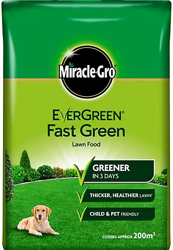 Miracle-Gro Ever Green Fast Thicker Green Grass Lawn Food 7kg - 200m2 3 Miracle-Gro Ever Green Fast Thicker Green Grass Lawn Food 7kg - 200m2