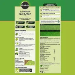 Miracle-Gro Ever Green Fast Thicker Green Grass Lawn Food 7kg - 200m2 7 Miracle-Gro Ever Green Fast Thicker Green Grass Lawn Food 7kg - 200m2 -Draper Tool Shop miracle gro ever green fast thicker green grass lawn food 7kg 200m25010272093063 02c MP