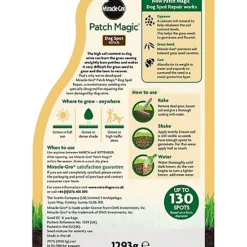 Miracle-Gro Patch Magic Lawn Repair 6m² 1.3kg -Draper Tool Shop miracle gro patch magic lawn repair 6m 1 3kg5010272090611 04c bq