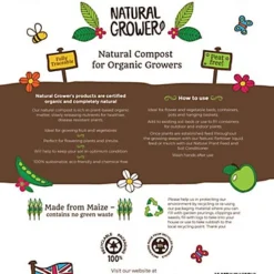 Natural Compost - Organic & Peat Free 50 Litres -Draper Tool Shop natural compost organic peat free 50 litres5060627680097 04c MP