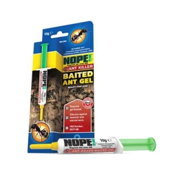 NOPE Ant Killer - X2 Reusable Bait Stations And Baited Ant Gel Syringe (x6 Doses)