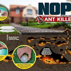 NOPE Ant Killer - X2 Reusable Bait Stations And Baited Ant Gel Syringe (x6 Doses) -Draper Tool Shop nope ant killer x2 reusable bait stations and baited ant gel syringe x6 doses 5060132767344 03c MP