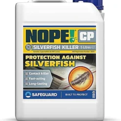 NOPE CP Silverfish Killer Spray (5L) - Fast-acting, Odourless And Repellent For Effective Silverfish Control. HSE Approved