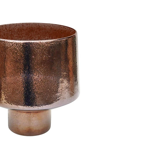 Opulent Curved Metallic Bronze Planter H22Cm W20Cm 5 Opulent Curved Metallic Bronze Planter H22Cm W20Cm - Image 3