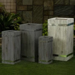 Ottawa Polystone Rectangular Planter Garden Extra Large 80cm