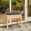 Outsunny Garden Wooden Planter Flower Raised Bed Grow Box Container 1 Outsunny Garden Wooden Planter Flower Raised Bed Grow Box Container -Draper Tool Shop outsunny garden wooden planter flower raised bed grow box container5056029875629 01c MP