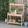 Outsunny Potting Bench Table W/ Sieve Screen, Removable Sink, Hooks & Basket -Draper Tool Shop outsunny potting bench table w sieve screen removable sink hooks basket5056534556952 01c MP