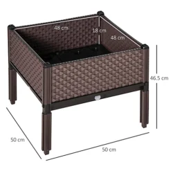 Outsunny Set Of 2 Raised Garden Bed Elevated Planter Box For Flower, Vegetables 8 Outsunny Set Of 2 Raised Garden Bed Elevated Planter Box For Flower, Vegetables -Draper Tool Shop outsunny set of 2 raised garden bed elevated planter box for flower vegetables5056534535001 03c MP