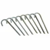 Oypla 8x Super Heavy Duty Galvanised Steel J Hooks Ground Stakes Rebar Tent Pegs Garden Pins Anchors - 12 Inch -Draper Tool Shop oypla 8x super heavy duty galvanised steel j hooks ground stakes rebar tent pegs garden pins anchors 12 inch5060544758831 01c MP