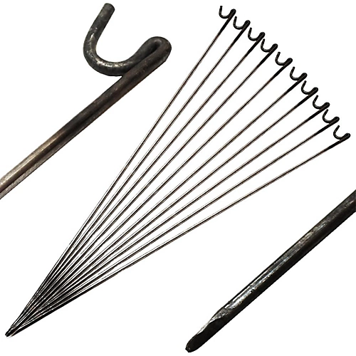 Oypla Steel Barrier Fencing Pins 10mm X 1250mm Pack Of 10 4 Oypla Steel Barrier Fencing Pins 10mm X 1250mm Pack Of 10 - Image 2