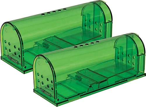 Pack Of 2 Indoor Outdoor Small Humane Mice Mouse Rat Rodent Trap Catcher Cage 5 Pack Of 2 Indoor Outdoor Small Humane Mice Mouse Rat Rodent Trap Catcher Cage - Image 3