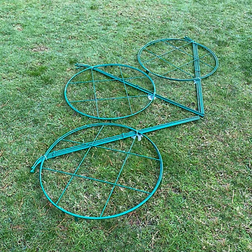 Pack Of 3 Peony Circular Metal Plant Supports (90cm) 5 Pack Of 3 Peony Circular Metal Plant Supports (90cm) - Image 3