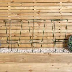 Pack Of 3 Tom Chambers Urban Green Conical Garden Plant Support Ring 30cm - Medium 9 Pack Of 3 Tom Chambers Urban Green Conical Garden Plant Support Ring 30cm - Medium -Draper Tool Shop pack of 3 tom chambers urban green conical garden plant support ring 30cm medium5060559859561 04c MP