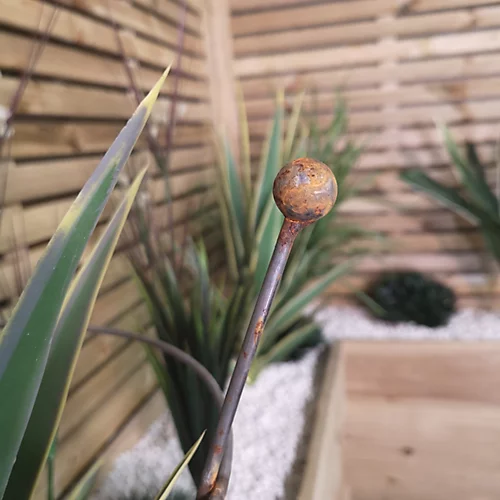 Pack Of 4 Tom Chambers Herbaceous Bare Rusted Steel Garden Plant Support Medium 54cm X 40cm 5 Pack Of 4 Tom Chambers Herbaceous Bare Rusted Steel Garden Plant Support Medium 54cm X 40cm - Image 3