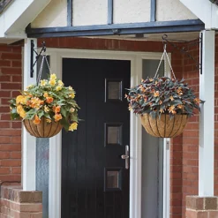 Panacea Classic Black Round Wire Hanging Basket, 40cm -Draper Tool Shop panacea classic black round wire hanging basket 40cm0093432815441 01i bq